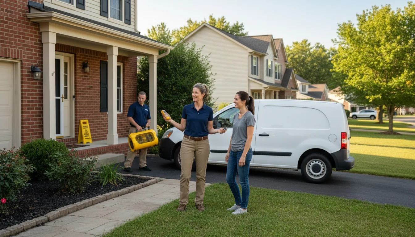 Residential water damage restoration in Cortez, CO